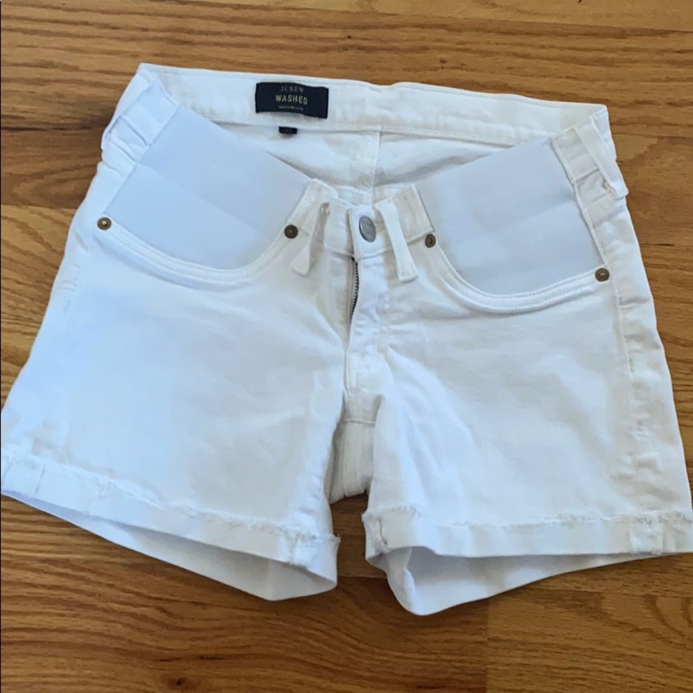 Jcrew maternity shorts